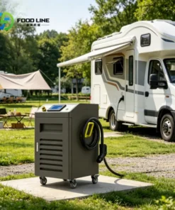 Mobile Energy Storage and Charging Equipment  for Use with Various Models of New Energy Vehicles, and For Outdoor Rescue.