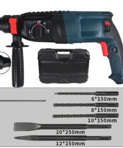Heavy Duty Demolition Tool for Brick Wall Construction Rotary Hammer Professional Concrete Drill - Image 5