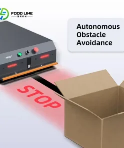 Customized AGV Intelligent Delivery Robot with 200kg Payload Remote Control Operation Suitable for Factory Automation Logistics - Image 5