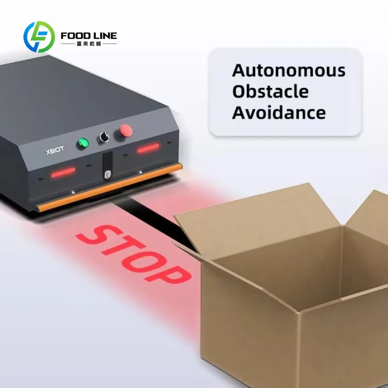 Customized AGV Intelligent Delivery Robot with 200kg Payload Remote Control Operation Suitable for Factory Automation Logistics - Image 5