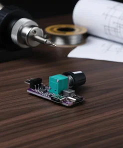 Alternative view of PWM Speed Controller 4 Pin Fan Controller With Wind Speed Controller Regulator Switch Speed Module USB Type C For DIY Project