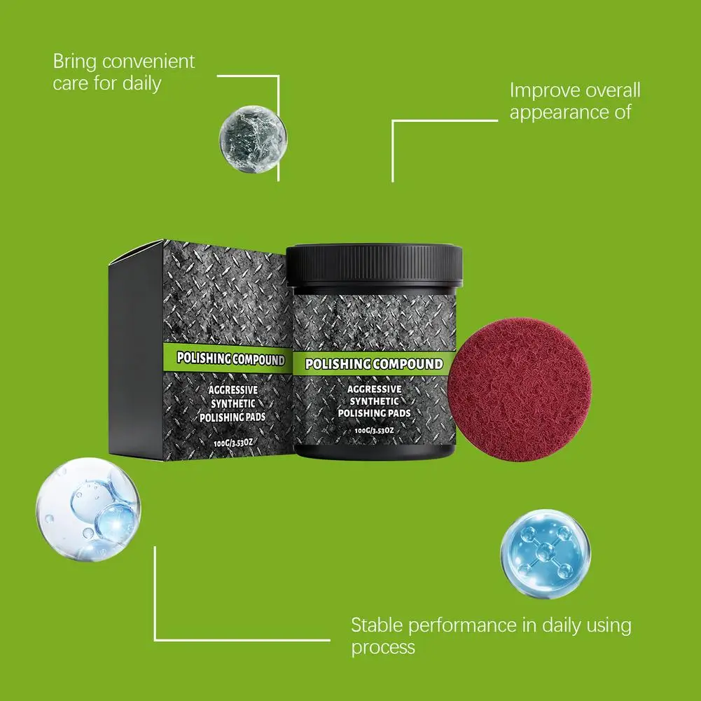 Polishing Paste Effectively Polishes And Brightens,Materials Are Gentle And Long-lasting Texture polishing Easy Scratch Removal - Image 3