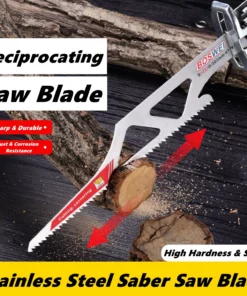 Alternative view of Reciprocating Saw Blade Wood 12 inch 6 TPI Stainless Steel Alien Saw Blade for Cutting Brick, Wood, Metal, PVC Tube