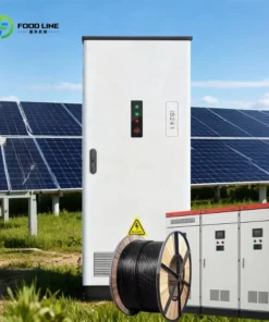 Hybrid Solar System Grid Tied Off Grid with Energy Storage for Commercial Industrial Facility Backup Custom