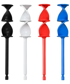 5Pcs Epoxy Mixer Paint Mixer Drill Attachment Resin Mixer Drill Paint Mixer Paint Concrete Plaster Reusable Mixer