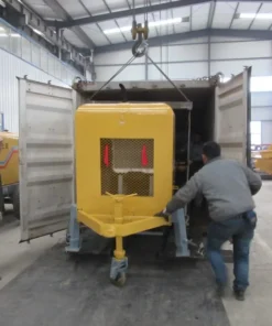 Alternative view of High Efficiency Concrete Pump Mobile Diesel Concrete Mixer With Pump Machine for Mixing and Pumping for Building Construction