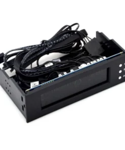 fan temperature controller 5.25Inch Fan Speed Controller Computer Case Fan Thermostat Perpetual Calendar Screen Display Drive Ba - Image 3