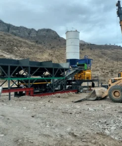 Fast Portable Dry Mix Batch Concrete Plant Mobile Dry Concrete Batch Plant Production Line Motor Engine Concrete Batching Plant - Image 5