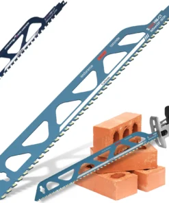 1PC Versatile Alloy Reciprocating Saw Blade for Wood Cutting Bubble Brick Hollow Brick Red Brick and Concrete Block Hand Tools