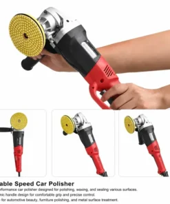 Alternative view of 220V 1200W Portable Water Filled Grinding Machine Electric Stone Hand Wet Polisher Grinder Water Injection Polishing Machine