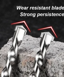 1 Set Multi Functional Concrete Wall Cement Brick Drill Bits Alloy Impact Drill Bits Straight Shank Construction Drill Bits - Image 6