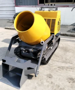 Alternative view of Mini Concrete Dumper 750kg Hydraulic Dump Truck Mixer Loader High Efficiency Tracked Dumper Customized Color