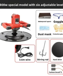 Concrete Power Trowel Troweling Machine 220V Wall Putty Grinder Surface Leveling for Floor Cement Finishing - Image 11