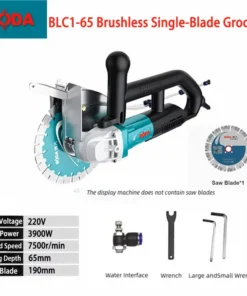 Alternative view of BODA Brushless Wet/Dry Cut Off Saw 7500RPM, Single Piece Concrete Circular Saw Groover for Tile, Brick, Masonry Water/Dust Proof