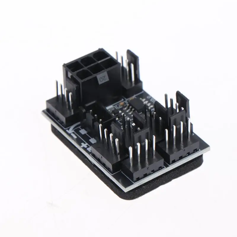 Computer Case Miner Fan Speed Controller DC 12V 8-Channel Fan Hub PWM High-Power Violent Fan Controller Fan Governor - Image 3