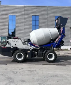 Alternative view of High quality 3-meter truck mounted concrete mixer and pump truck concrete mixer truck with concrete pump