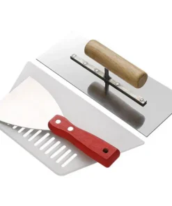 3 Pcs Trowel Scraper Tool Concrete Hand Masonry Heavy Duty Paint Wood Garden Trowels Tools Power Professional Plastering Tool