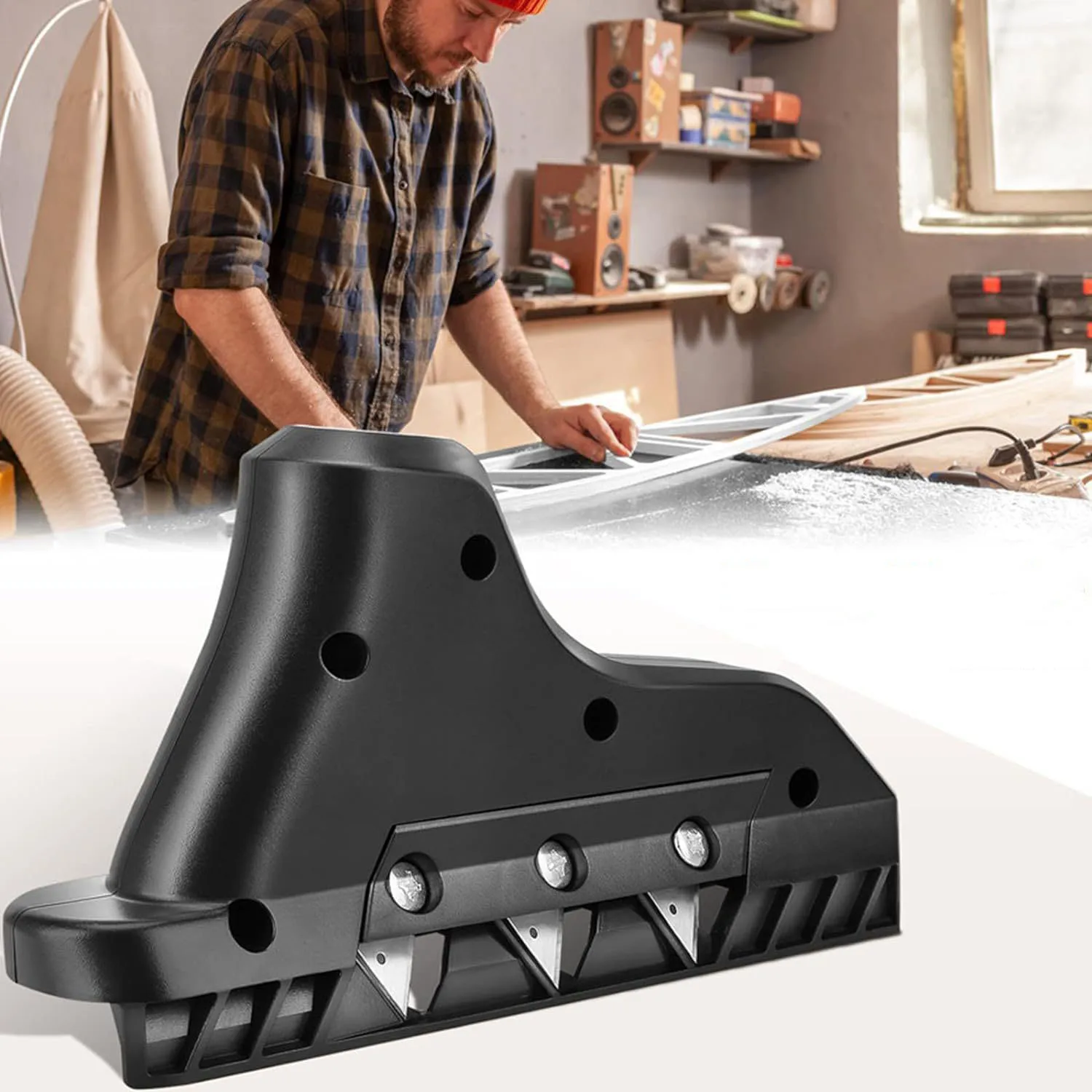 Plasterboard Quick Cutter Board Edger Fast Cutter Planer Drywall Wood Edger Chamferer Tool Woodworking Hand Cutting Angle Tools - Image 5