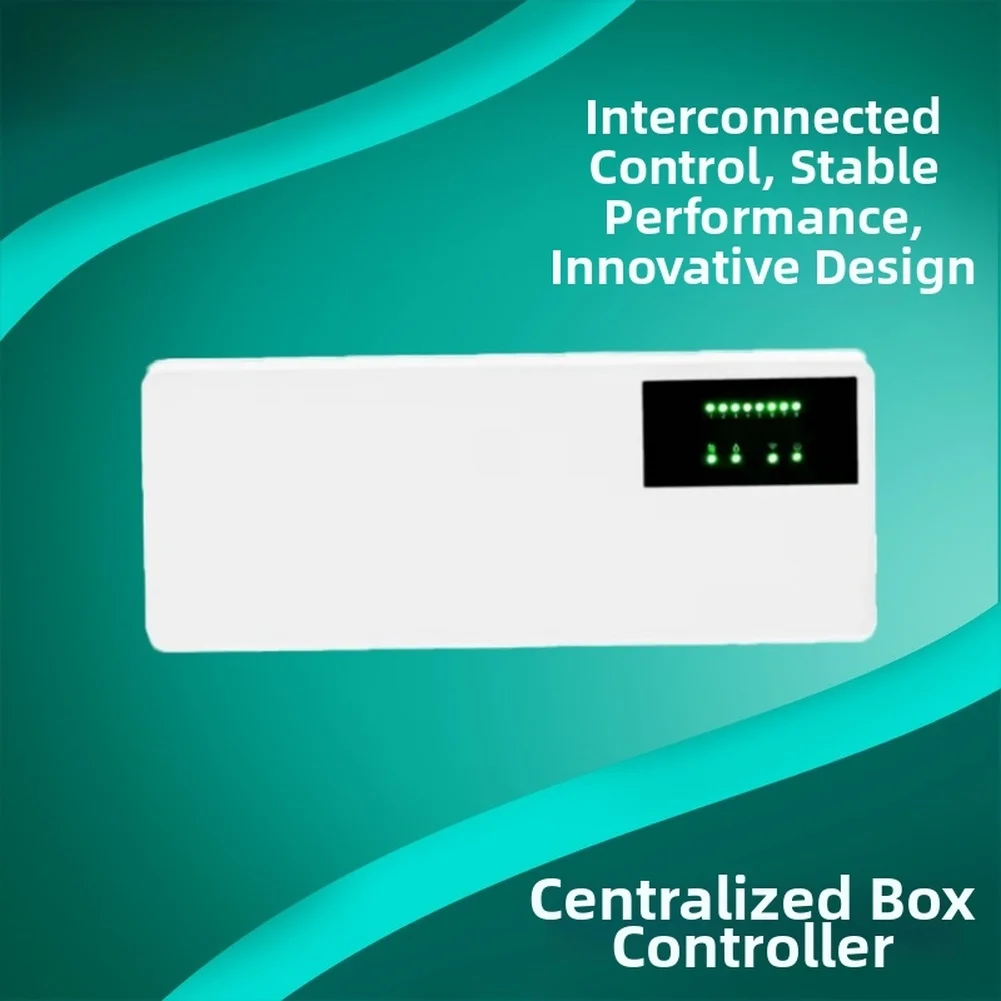 GA-106 8-Zone Central Heating Controller Wall-Mounted Boiler Pump And Valve Actuator Control Box For Floor Hot Water Management