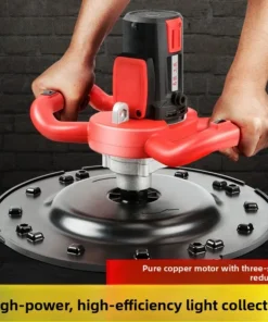 Concrete Power Trowel Troweling Machine 220V Wall Putty Grinder Surface Leveling for Floor Cement Finishing