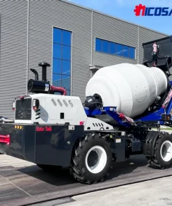 Alternative view of 0.5m³-6m³ Self Loading Concrete Mixer Truck EPA EURO 5 Mobile 0.5 m³ Mini Concrete Mixer Trucks Concrete Truck Mixer