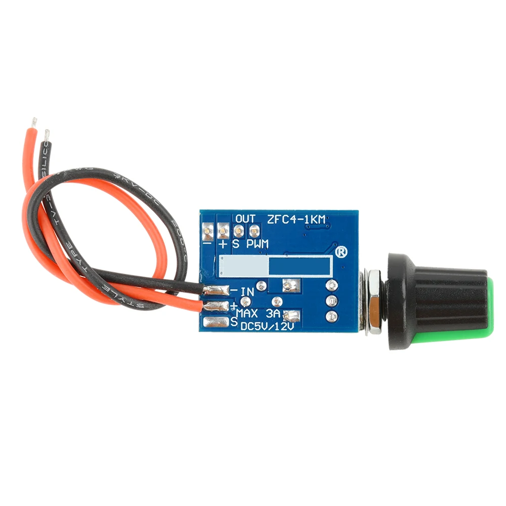DC 12V Fan Motor Controller 4 Wire PWM Fan Speed Control Module Computer Temperature Control Switch Mini 3A Fan Speed Regulation - Image 5