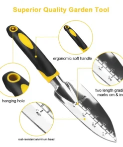 Alternative view of Garden Tool Hand Trowel,Rake,Cultivator,Weeder Tools With Ergonomic Handle,Garden Lawn Farmland Transplant Gardening Bonsai Tool