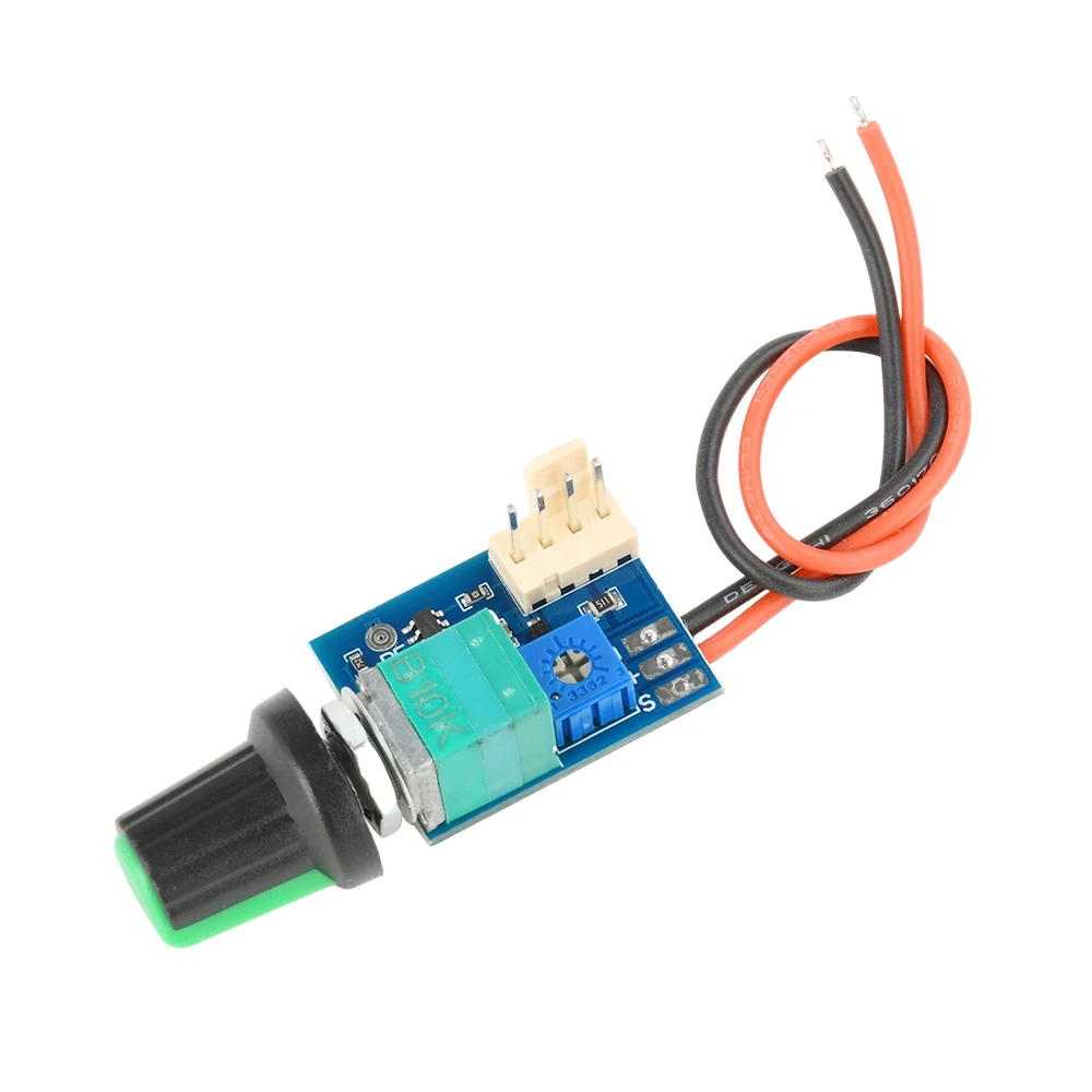DC 12V Fan Motor Controller 4 Wire PWM Fan Speed Control Module Computer Temperature Control Switch Mini 3A Fan Speed Regulation - Image 3