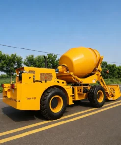 Alternative view of Diesel Engine Concrete Mixer With Pump Mobile Pumping Machine For Rural Building High Pressure Portable Cement Mixing Equipment