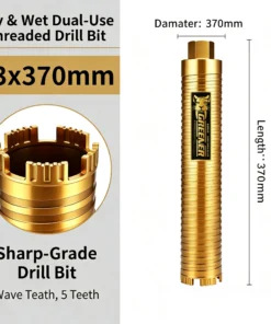 Concrete Water Drill Bit Cement Brick Specialized Hole Opener Dry Wet Amphibious Drill Bits Air Conditioning Tools Accessories - Image 7