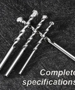 Alternative view of 1 Set Multi Functional Concrete Wall Cement Brick Drill Bits Alloy Impact Drill Bits Straight Shank Construction Drill Bits