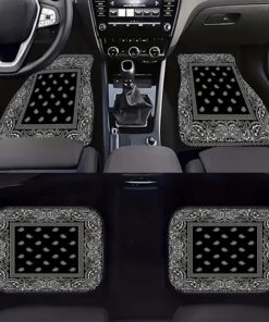 Alternative view of Vintage Bohemian Style Car Floor Mat Carpet