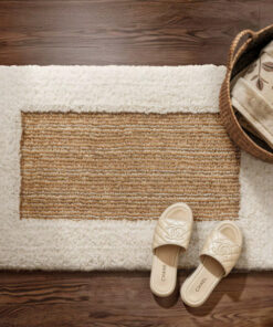 Pure Cotton Thickened Bathroom Absorbent Floor Mat Foot Mat Carpet Home Use Non-Slip Foot Mat