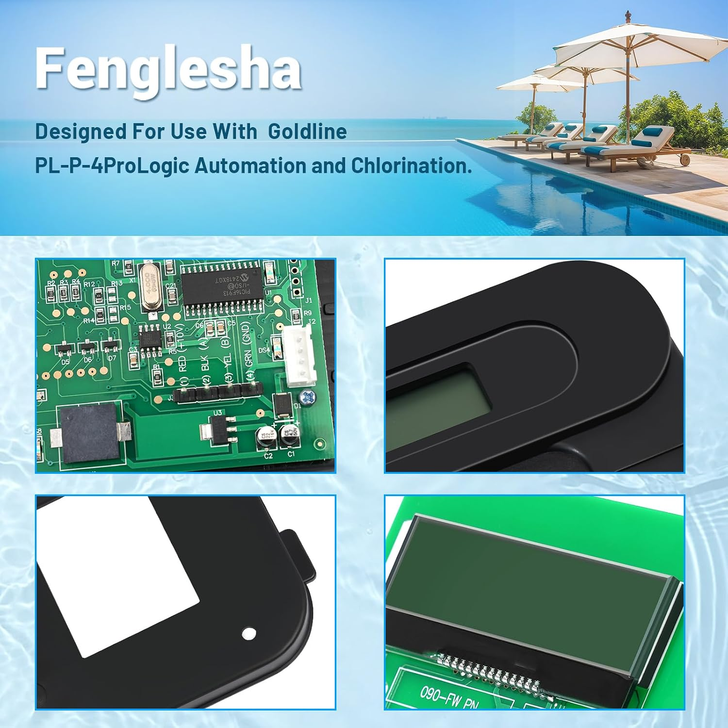 Local Display Kit with Control Board Replacement for Hayward Goldline P-4 - Image 6
