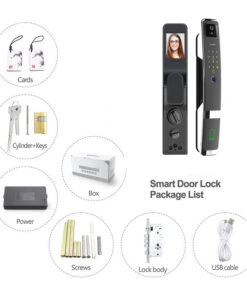Face Recognition Anti-theft Fingerprint Password Smart Door Lock - Image 5