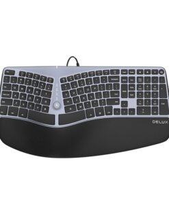 GM901 Ergonomic Keyboard Bluetooth 2.4 Wireless Silent - Image 3