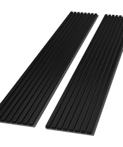 2 Pack Acoustic Solid Wood Wall Panels, 94.49 X 12.6 Soundproof Wall Panels, Wood Slat Wall Panels for Wall Decor