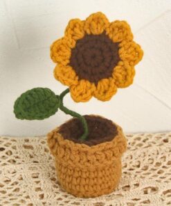Indoor Personalized Car Hand Crocheted Potted Plant Decorative Ornaments - Image 6