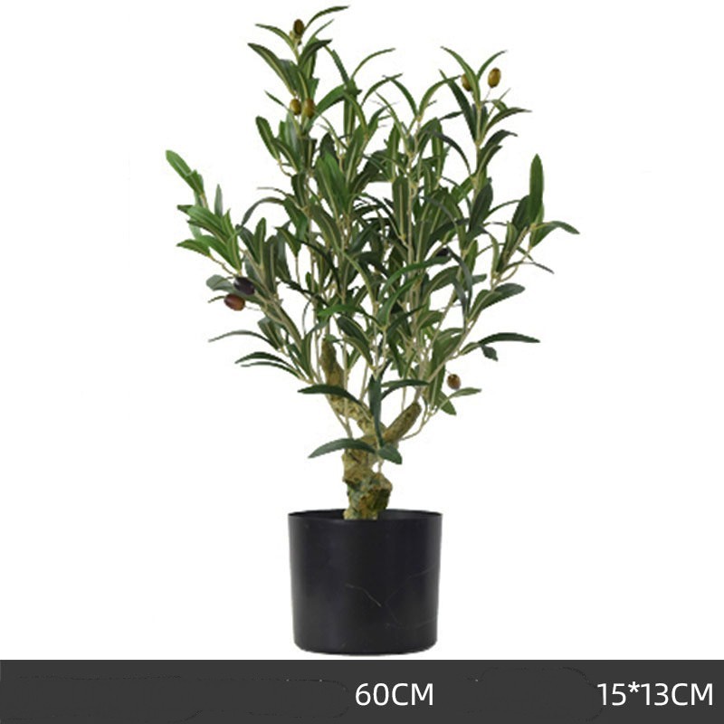 Large Simulation Plant Olive Tree Indoor Window Decoration Simulation Tree - Image 2