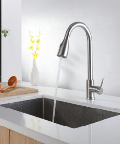 Golden Smart Kitchen Sink Faucet Pull-out Type