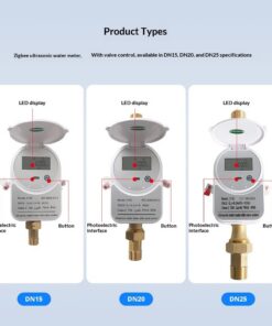 Graffiti Zigbee Smart Valve Ultrasonic Water Meter IP68 LCD - Image 4