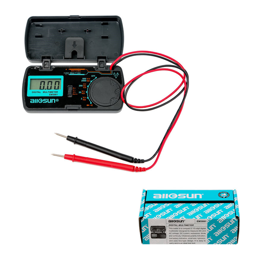 Mini Pocket Digital Multimeter Tester Manual Range - Image 2
