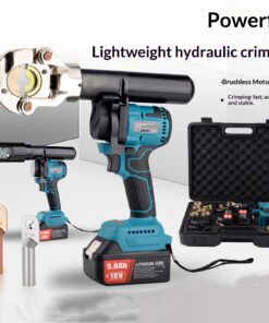 Lithium-ion Hydraulic Crimper Electrically Rechargeable Wire Crimping Tool