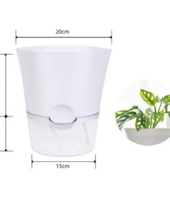 Self-absorbing Hydroponic Plastic Flower Pot - Image 8