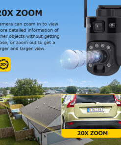 20x Optical Zoom 4G Solar Camera
