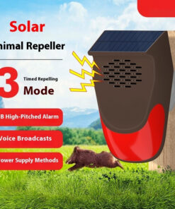 Solar Infrared Alarm Animal Drive Warning Indicator - Image 6