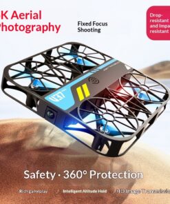 Cross-border V37 Grid Full-Protection Pocket Mini Drone