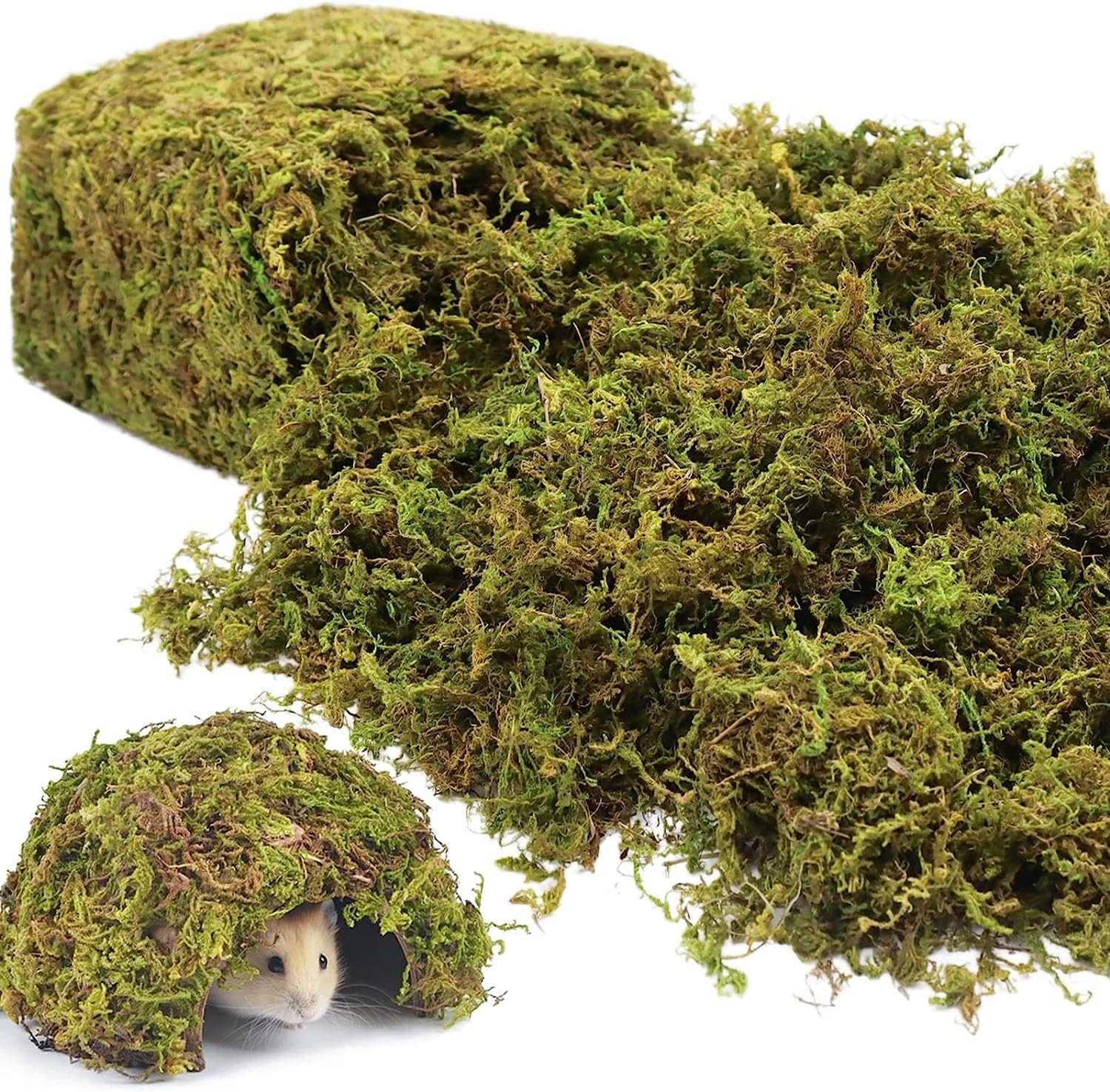 1.3LB Natural Moss Artificial Fake Moss Alternative for Plants Indoor