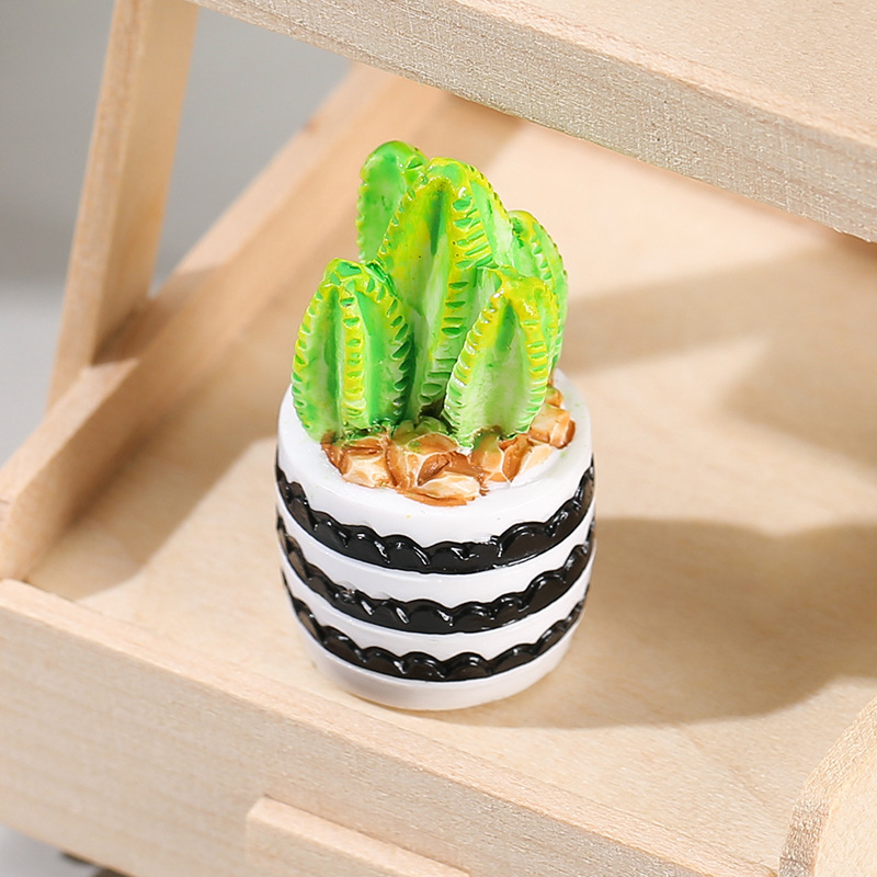 Indoor Cactus Potted Plant Shape Table Decoration - Image 6