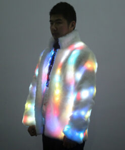 Halloween Colorful LED Lighting Clothes Jacket